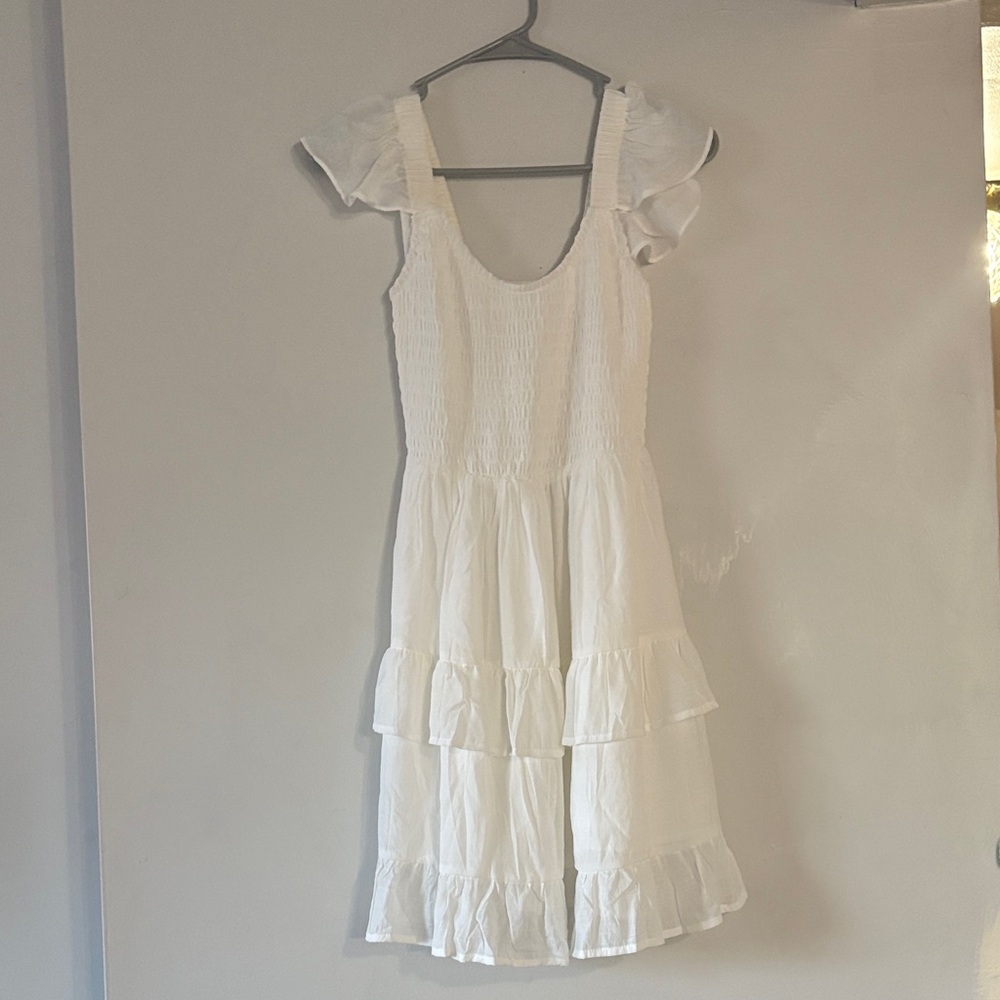 White Midi Dress